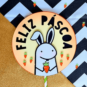 Arquivo de Corte Mini Topo Flork Pascoa 