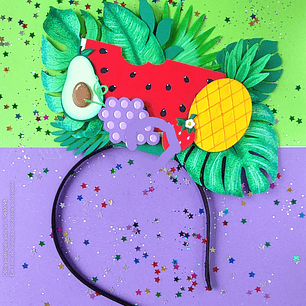 Arquivo de Corte Tiara Frutas Carnaval