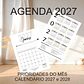 Arquivo Agenda Profisssional 2027 Com e Sem Horário  - Thumbnail 2