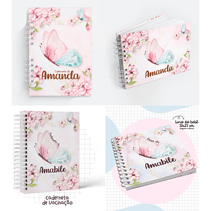 Arquivo Encadernação Baby Borboletas