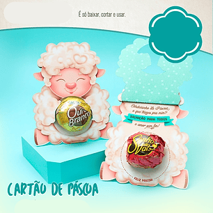 Arquivo Páscoa Porta Bombom Ovelha