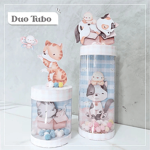 Arquivo de Corte Caixinha Tubo Duo 