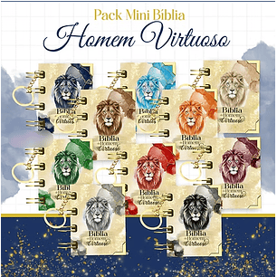 Arquivo Pack Mini Bíblia Homem Virtuoso 