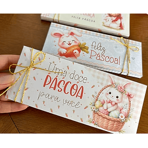 Arquivo Páscoa Caixa Barra de Chocolate 