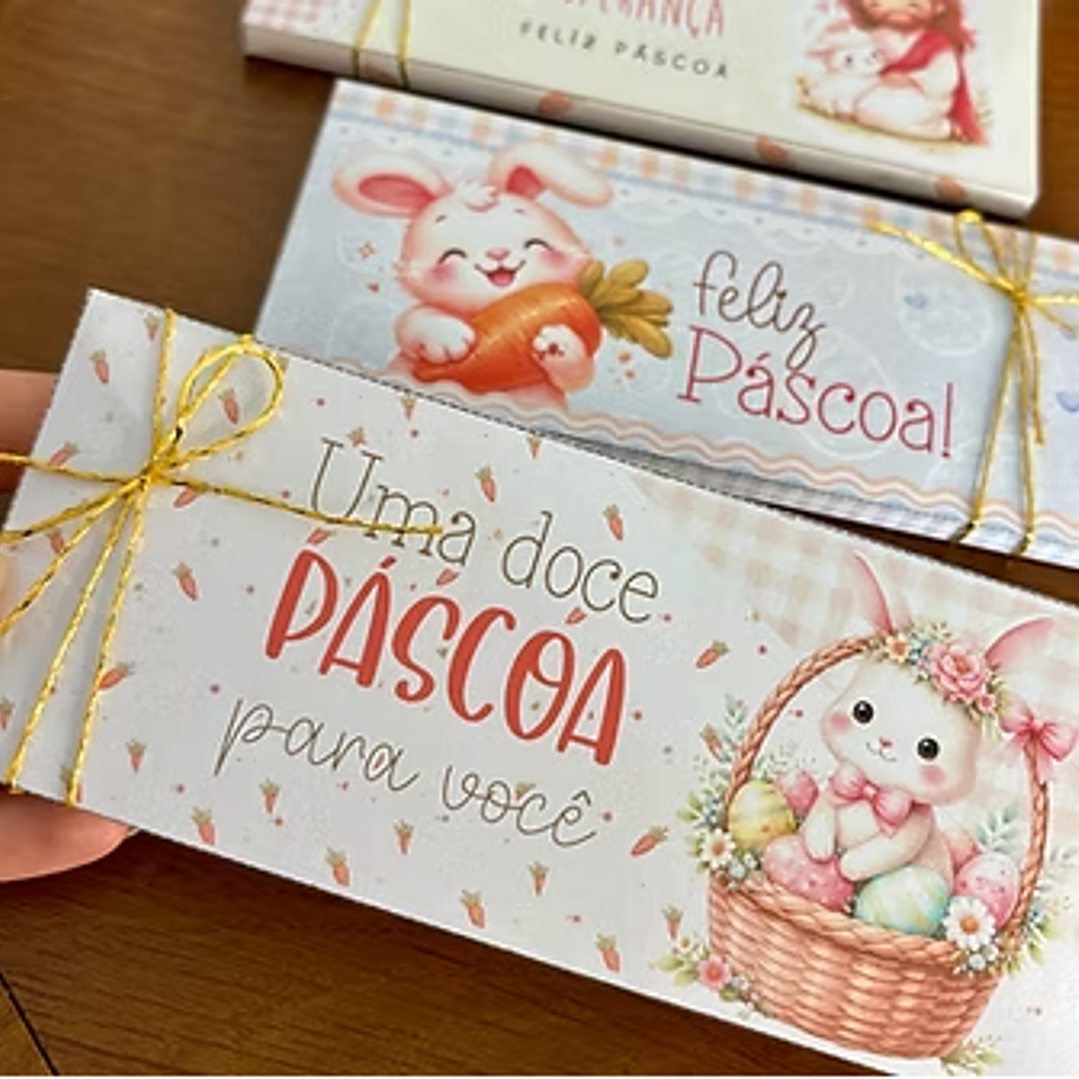 Arquivo Páscoa Caixa Barra de Chocolate  1