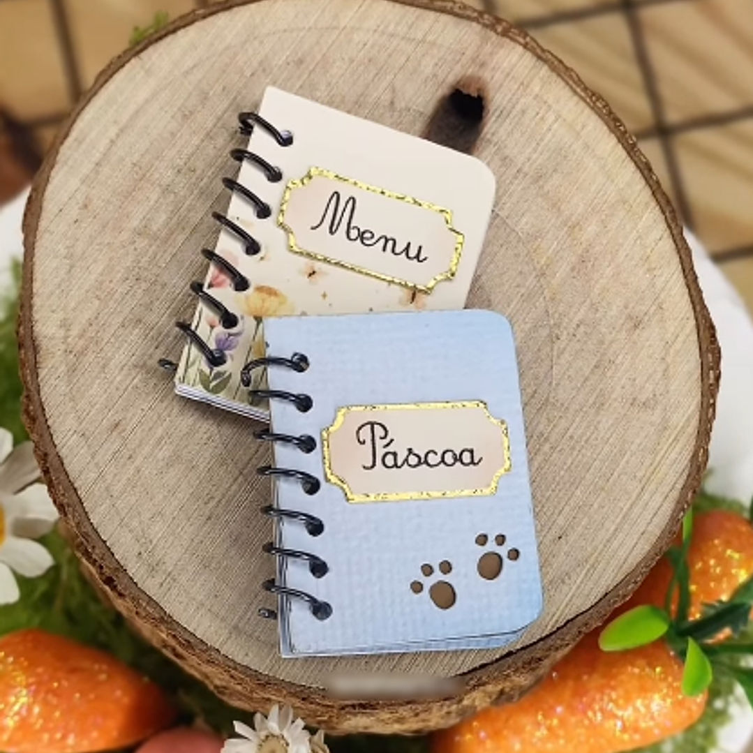 Arquivo Páscoa Mini Caderno Menu  1