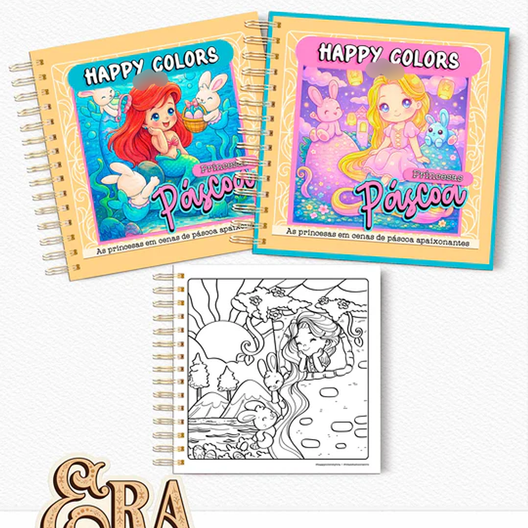 Kit Digital Combo Princesas Cute 2