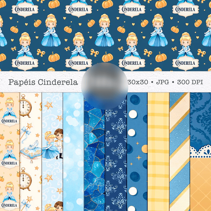 Kit Digital Combo Princesas Cute 5