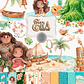 Kit Digital Combo Princesas Cute - Thumbnail 19