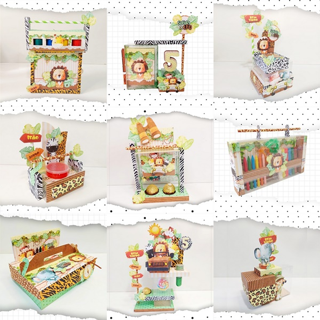 Arquivo de Corte Zafari Modelos de Caixas  1