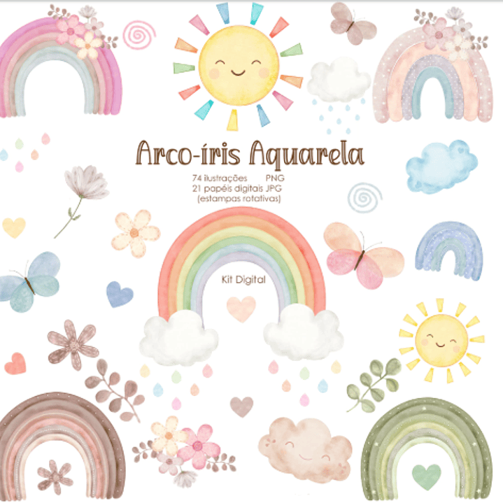 Kit Digital Arco-Íris  1