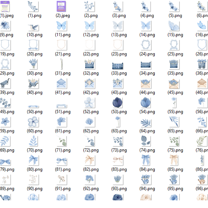 Kit Digital Azul Serenity 2