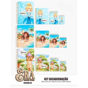 Arquivo Encadernação Princesas Cute 