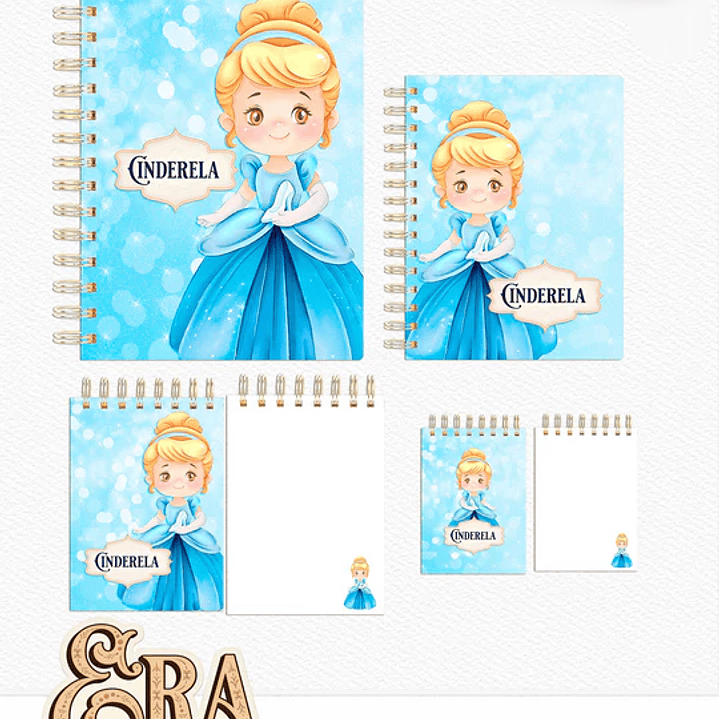 Arquivo Encadernação Princesas Cute  3