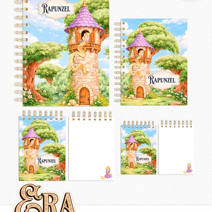 Arquivo Encadernação Princesas Cute  4