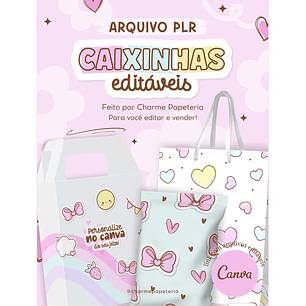 Arquivo de Corte Caixinhas Editaveis 