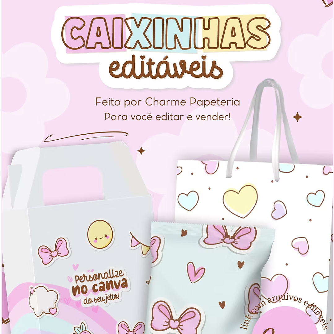 Arquivo de Corte Caixinhas Editaveis  1