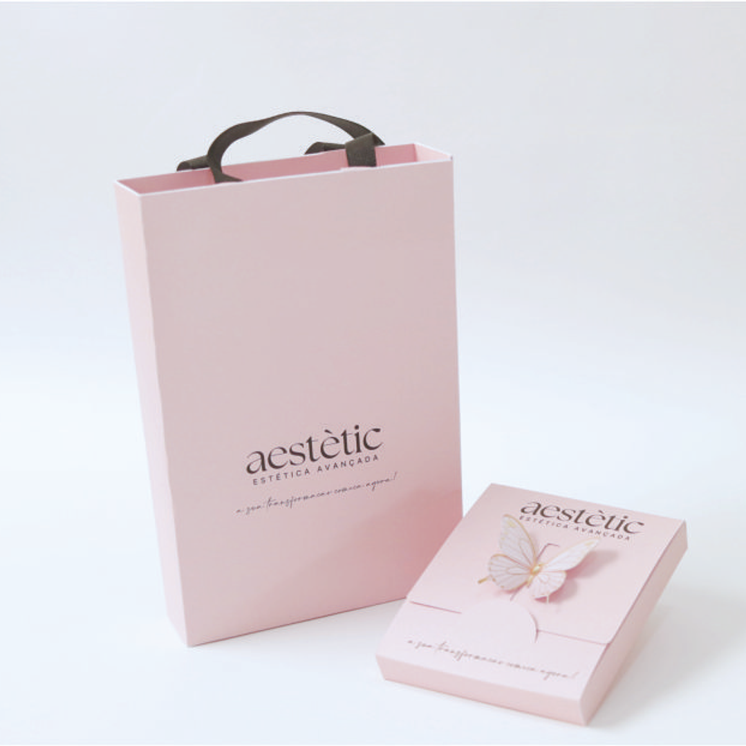 Arquivo Molde Sacola Cartão Presente  1