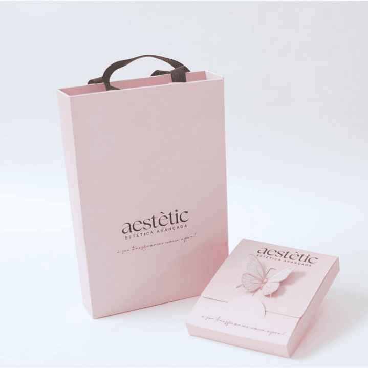 Arquivo Molde Sacola Cartão Presente  1