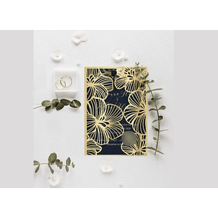 Arquivo de Corte Convite de Casamento Grand Hibiscus