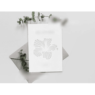 Arquivo de Corte Cartão Orquídea 