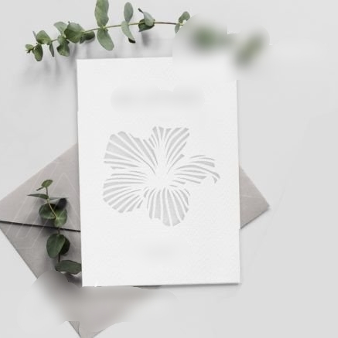 Arquivo de Corte Cartão Orquídea  1