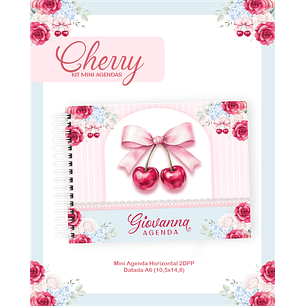 Arquivo Mini Agendas Cherry Cereja 
