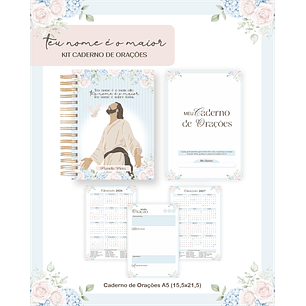 Arquivo Kit Caderno de Orações Teu Nome é Maior 