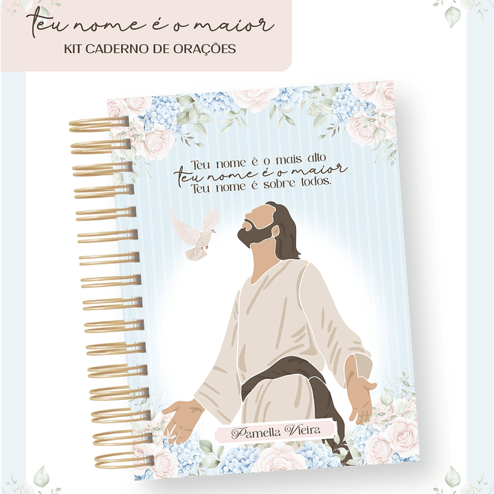 Arquivo Kit Caderno de Orações Teu Nome é Maior  2