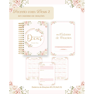 Arquivo Kit Caderno de Orações Secreto com Deus 02 