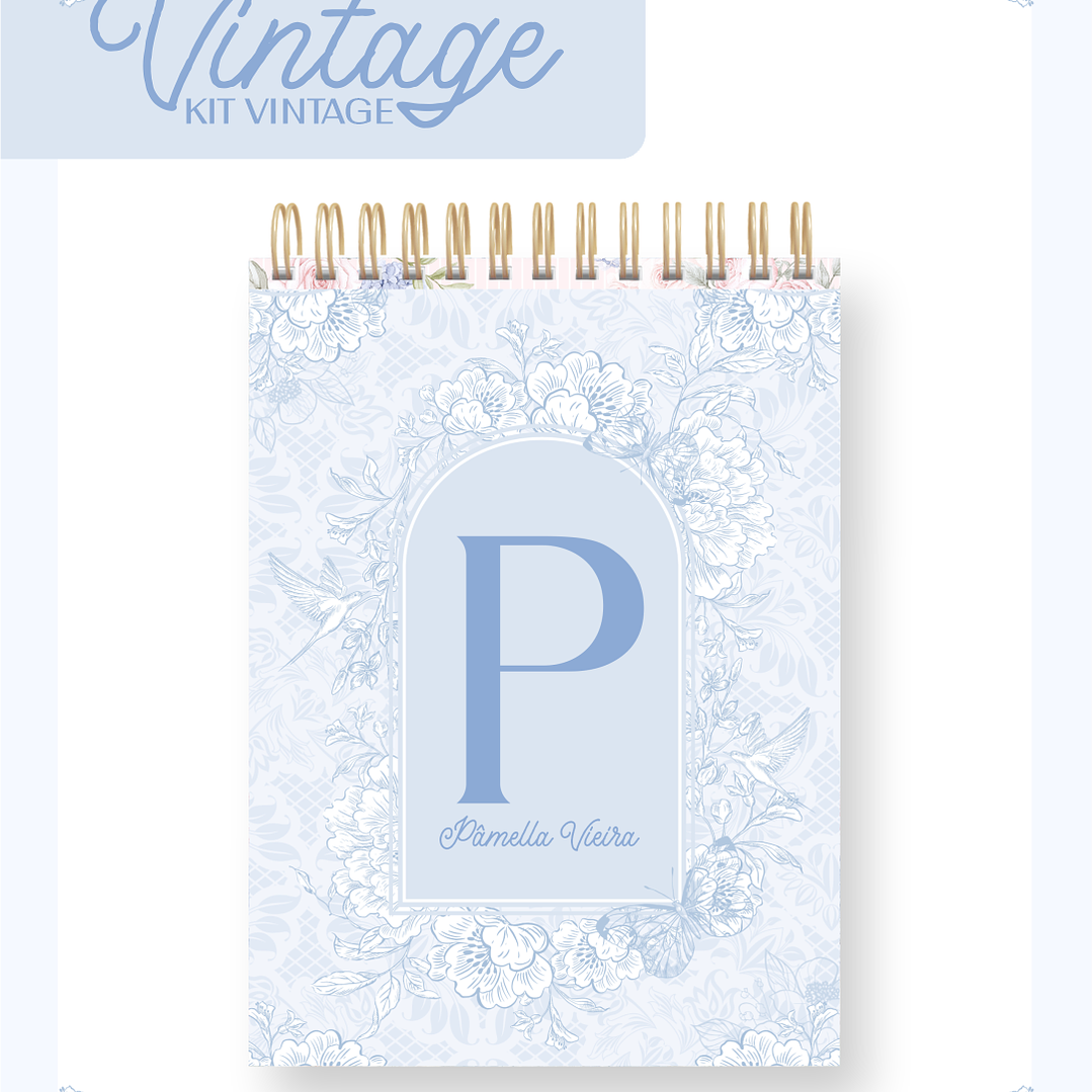 Arquivo Capas Vintage Rosa e Azul 4