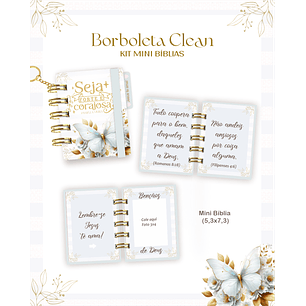 Arquivo Kit Mini Bíblia Borboleta Clean 