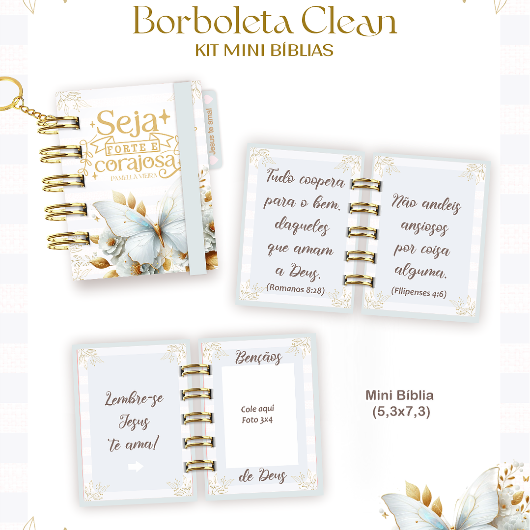 Arquivo Kit Mini Bíblia Borboleta Clean  1