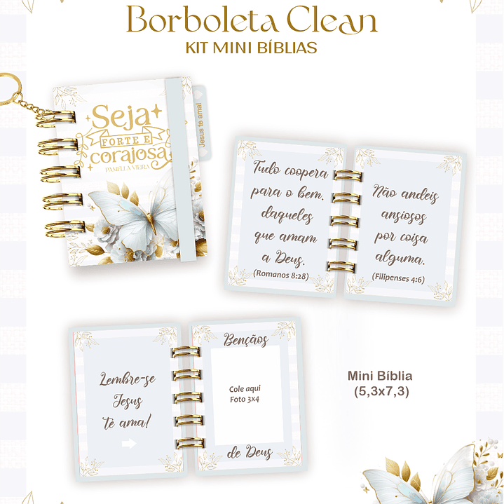 Arquivo Kit Mini Bíblia Borboleta Clean  1