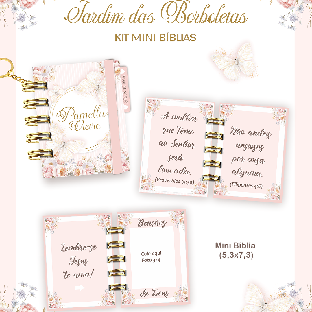 Arquivo Kit Mini Bíblia Jardim das Borboletas  1
