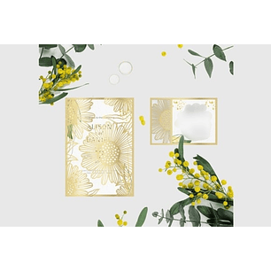 Arquivo de Corte Convite Girassol