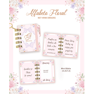 Arquivo Kit Mini Bíblia Alfabeto Floral Clean 