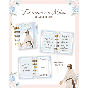 Arquivo Kit Mini Bíblia Teu Nome é o Maior 