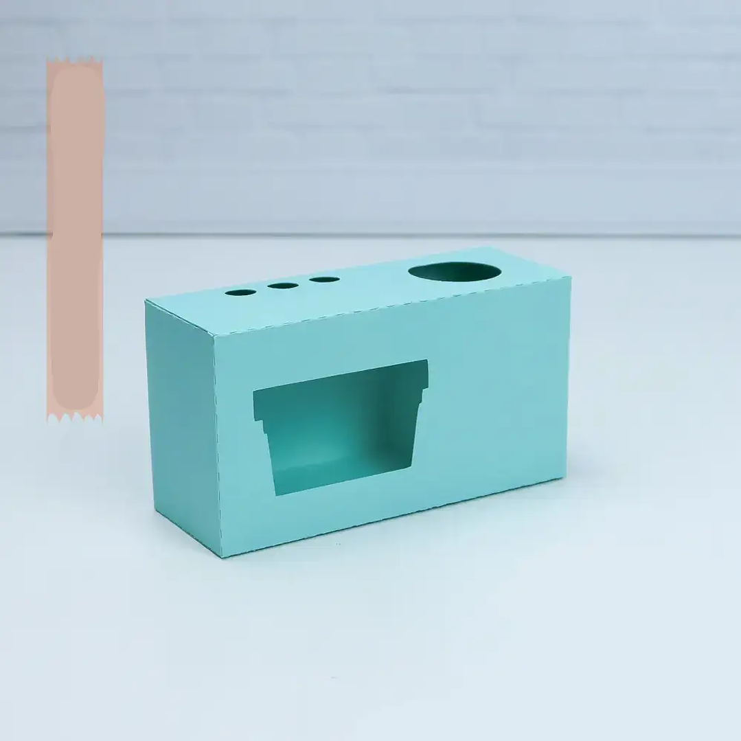 Arquivo de Corte Caixa para Massinha e Colorir  1