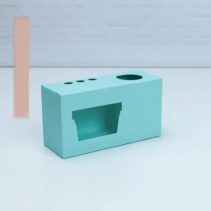 Arquivo de Corte Caixa para Massinha e Colorir  1