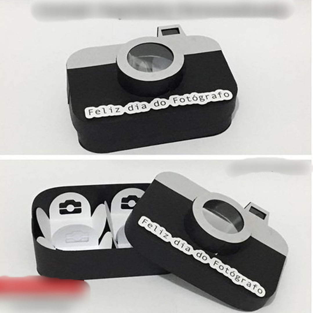 Arquivo de Corte Caixa Maquina Fotografica  1