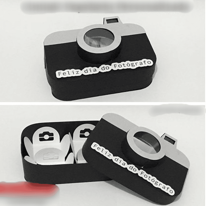 Arquivo de Corte Caixa Maquina Fotografica  1