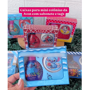 Arquivo de Corte Caixa Mini Colonia/Sabonete 