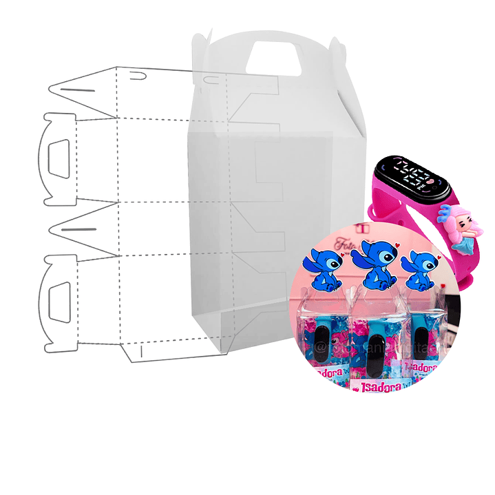 Arquivo de Corte Molde Caixa Acetato  1