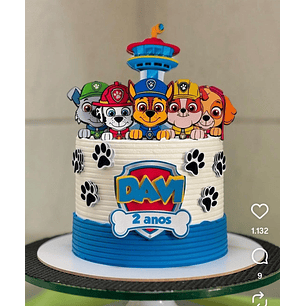 Arquivo Topo de Bolo Patrulha Canina