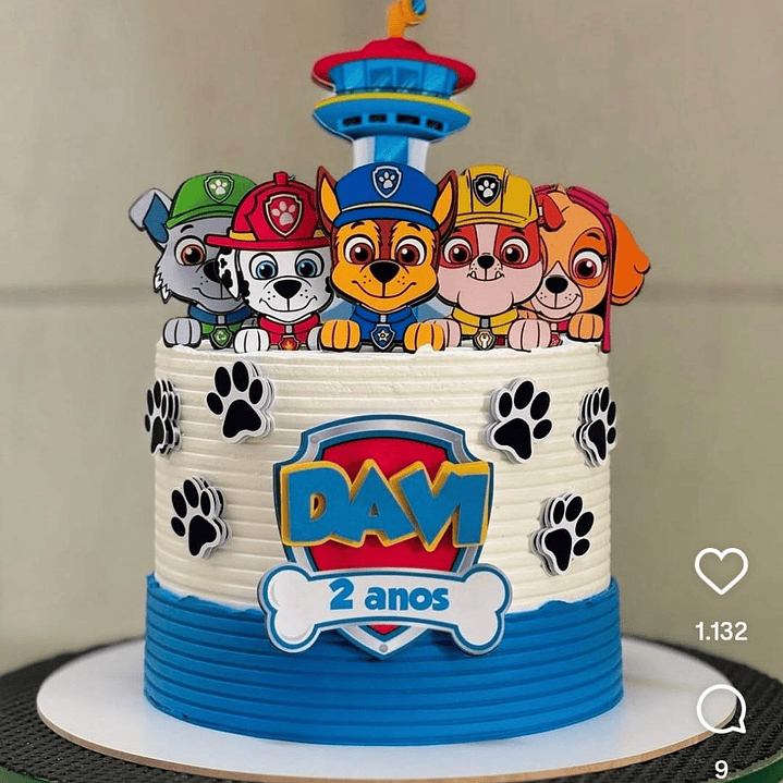 Arquivo Topo de Bolo Patrulha Canina 1