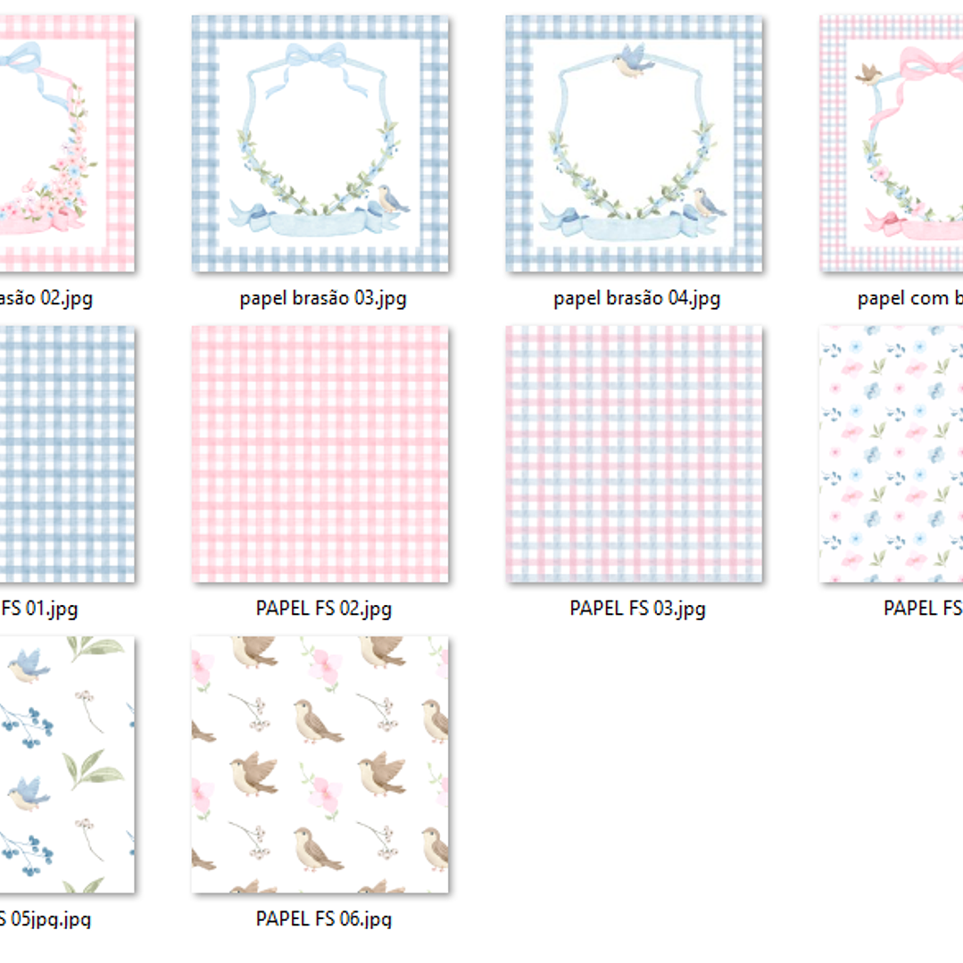 Kit Digital Flores Suaves  2