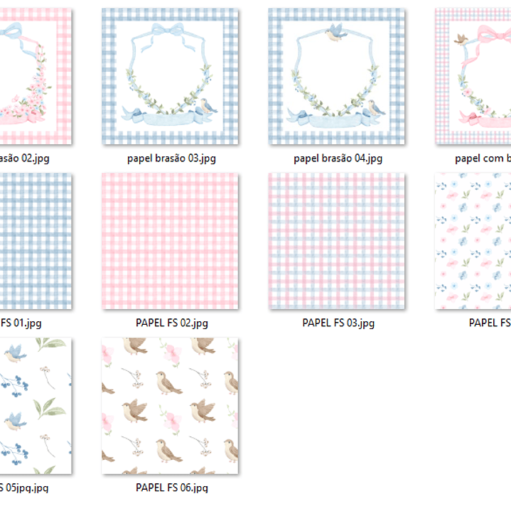 Kit Digital Flores Suaves  2