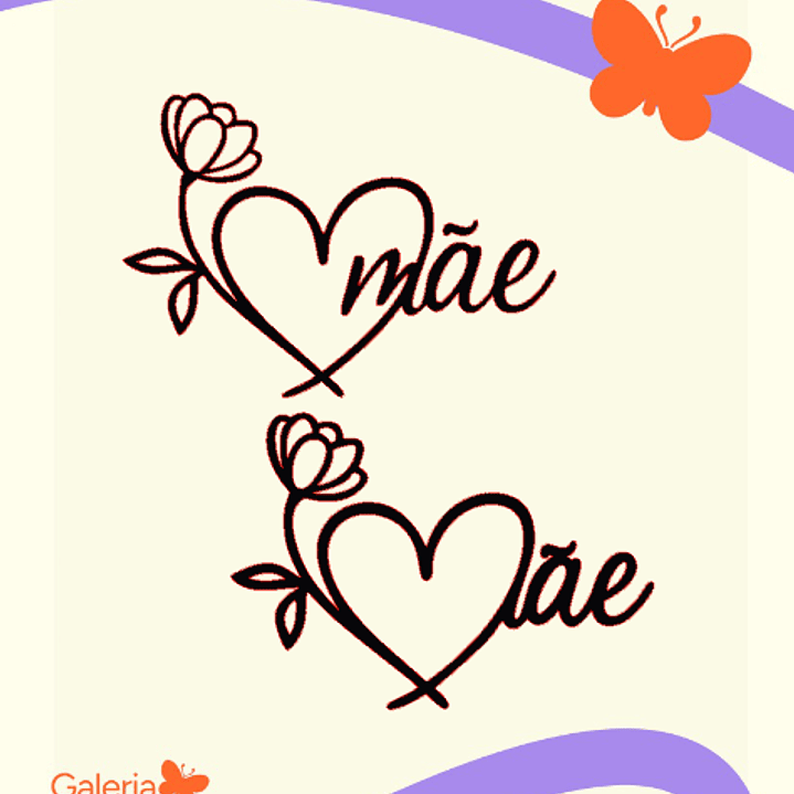 Arquivo Topo de Bolo Mãe Coração 1