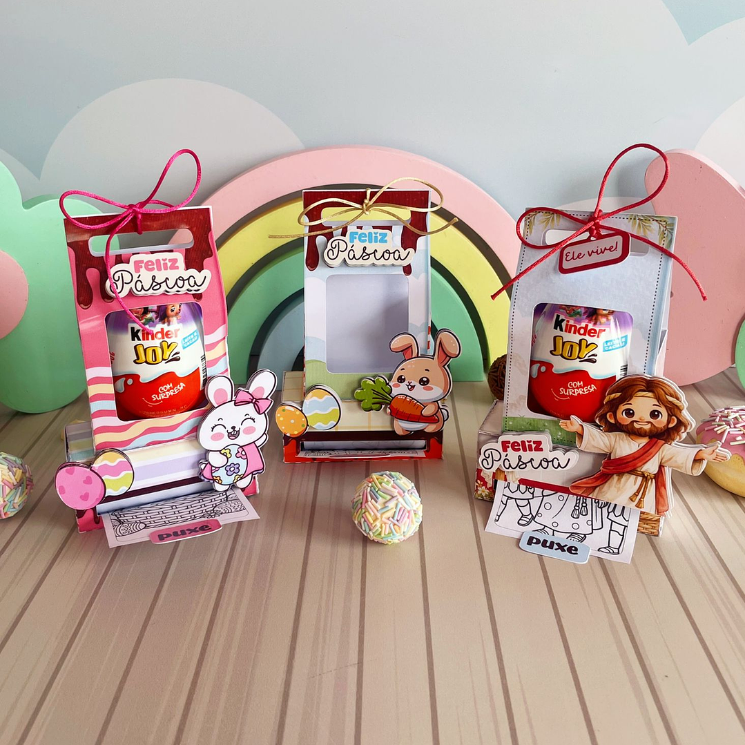 Arquivo Páscoa Caixinha de Colorir Kinder  1
